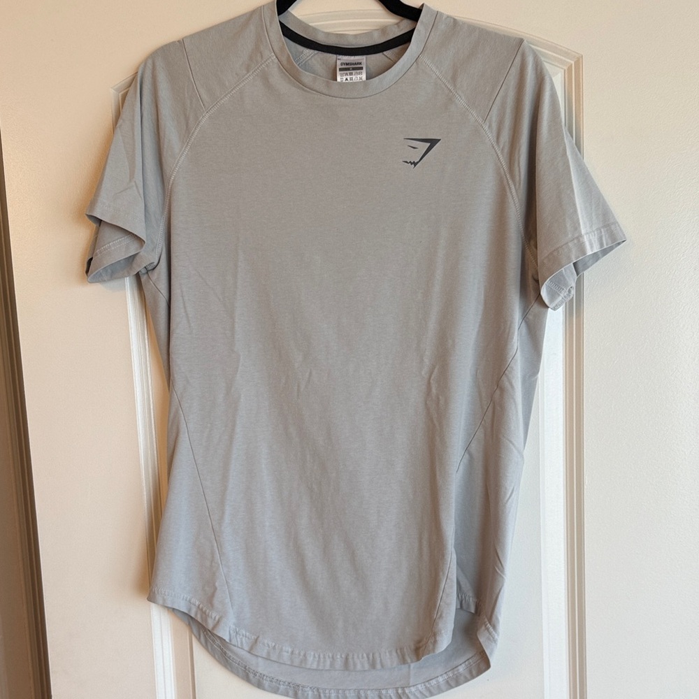 Gymshark Light Gray Short Sleeve Tee
